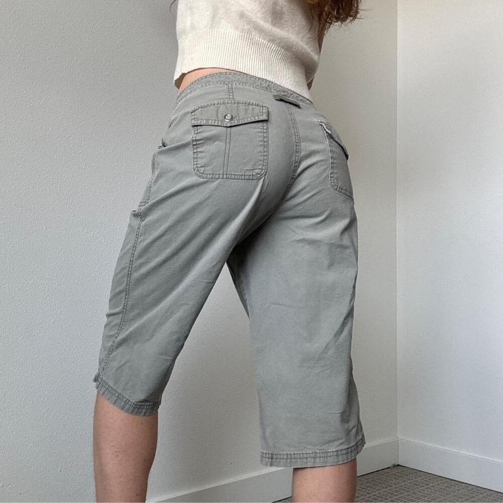Y2k dockers cotton cargo capris - Picture 2 of 7
